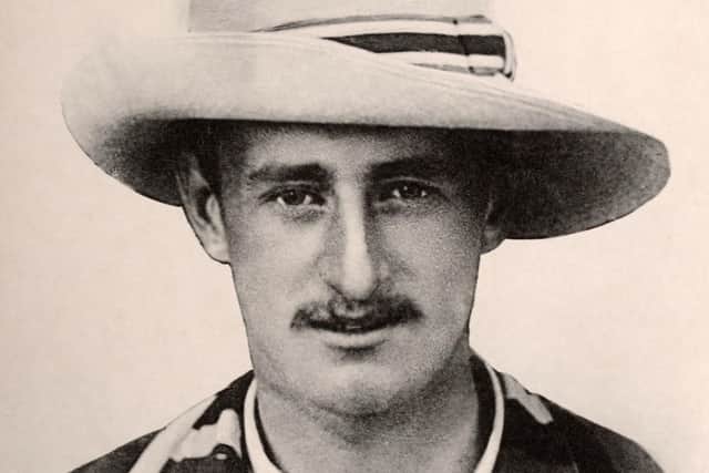 Worcestershire and England cricketer, Reginald Erskine Foster, known as Tip Foster, circa 1901. Tip Foster played only eight Tests, but he certainly made his mark with comfortably the highest score by a Test debutant, a mighty 287 at Sydney in 1903-04. It also remains the highest score by an Englishman in Australia. (Picture: Popperfoto via Getty Images/Getty Images)