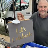 Billy Collins at his stall in Skipton on his last day before retirement. (Pic credit: Skipton Market)