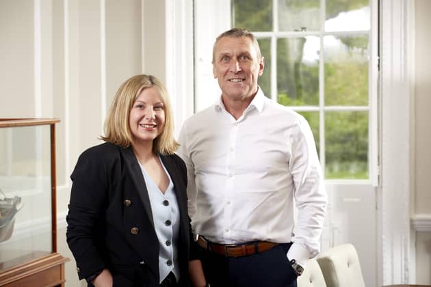 Boston Energy’s new Chief Commercial Officer Stuart Davidson, with the company’s new Head of People Laura Botham. (Photo supplied on behalf of Boston Energy)