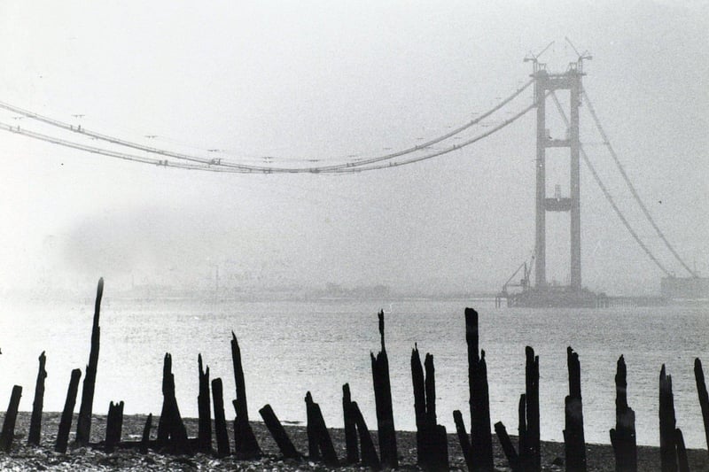 Work began on the world's longest single-span suspension bridge in March 1973. It was scheduled for completion four years later at an estimated cost of £16 million.