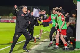 FRIENDSHIP: Bridlington Town chief executive Gavin Branton (Image courtesy of Bridlington Town)
