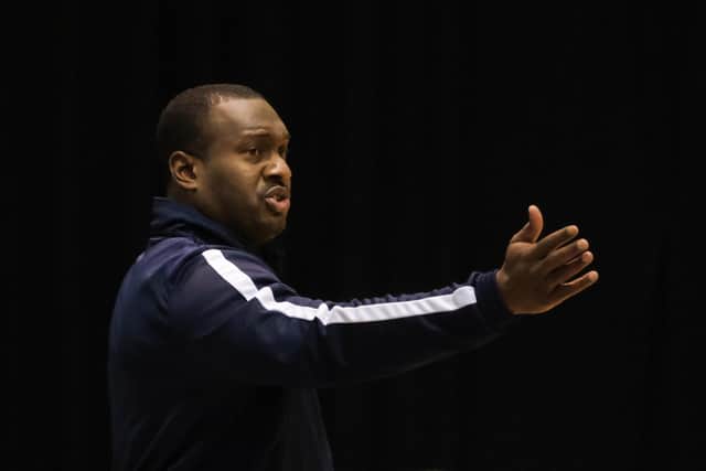 Sharks coach Atiba Lyons takes his team to Leicester Riders in the BBL Trophy on Friday (Picture: Dean Atkins)