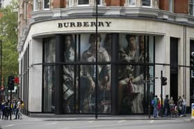 Burberry has been kicked off the FTSE 100 after 15 years on the UK’s top stock market index, after a bruising year for the company’s share price amid a luxury retail slump. (Photo by Jonathan Brady/PA Wire)