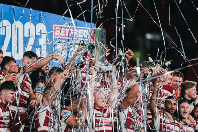 Wigan Warriors are being backed to get their hands on more silverware. (Photo: Alex Whitehead/SWpix.com)