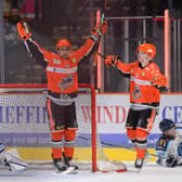 MAGIC MOMENT: Patrick Watling drove coast-to-coast before scoring an overtime winner for Sheffield Steelers against Coventry Blaze. Picture: Dean Woolley/Steelers Media