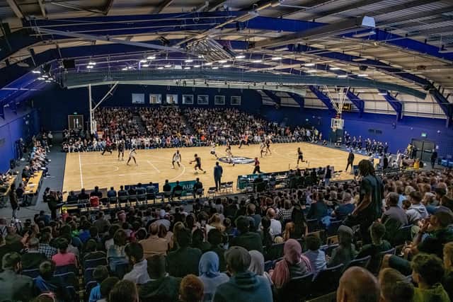 Sheffield Sharks and Sheffield Hatters play at the new £14m Canon Medical Arena in Attercliffe (Picture: Tony Johnson)
