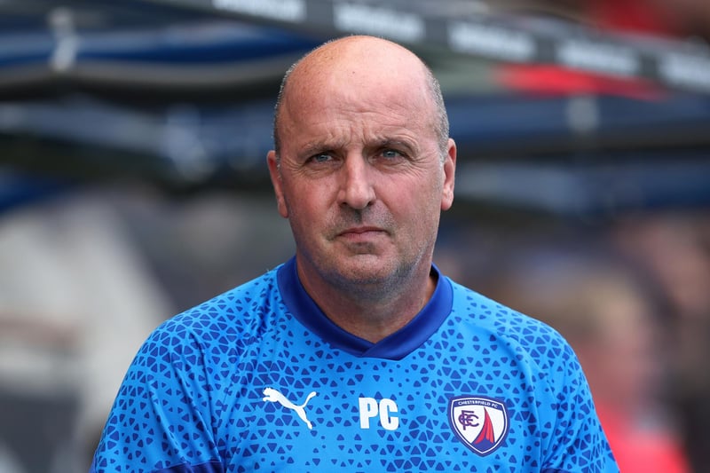 Paul Cook is doing a good job at nearby Chesterfield and has EFL experience with Portsmouth and Wigan (Picture: Alex Livesey/Getty Images)