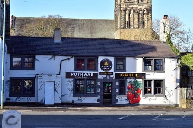 The tomato mural on the front of the former Kings Arms