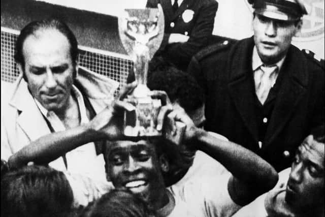 ALL-TIME GREAT: But glimpses of Pele were rare outside of Brazil