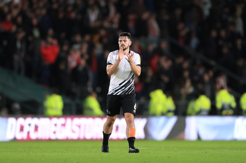 The Derby County defender made nine clearances, two blocks and three interceptions as the Rams beat Cambridge on Friday.