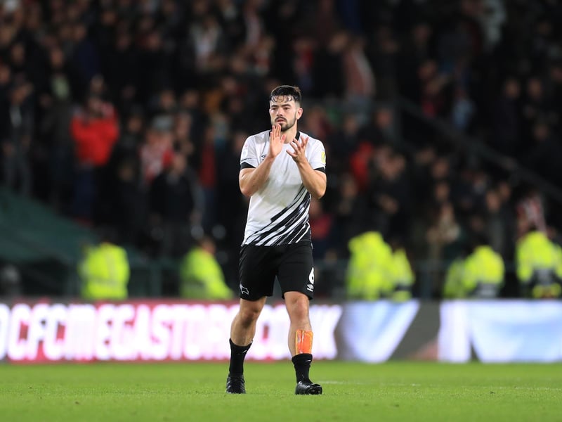The Derby County defender made nine clearances, two blocks and three interceptions as the Rams beat Cambridge on Friday.