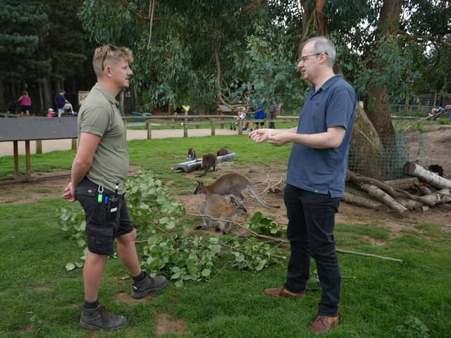 Faecal samples from species such as Guinea baboons, lemurs and Visayan pigs, at the Yorkshire Wildlife Park are being analysed by Prof Graham Stafford and molecular biology researchers at the University of Sheffield to help develop medical treatments to kill infectious bacteria.