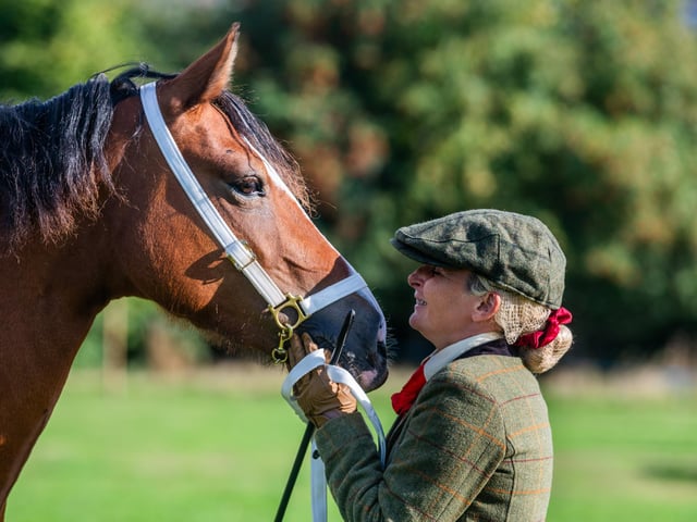 Pictured Steph Lord, of Queensbury, showing her horse called Stevie. Picture: James Hardisty. Date: 5th September 2026.