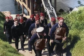 Colourised images showcasing the heroism and community spirit of early lifeboat crews and volunteers have been released by the Royal National Lifeboat Institution (RNLI) ahead of its 200th anniversary. Photo credit: RNLI/PA Wire