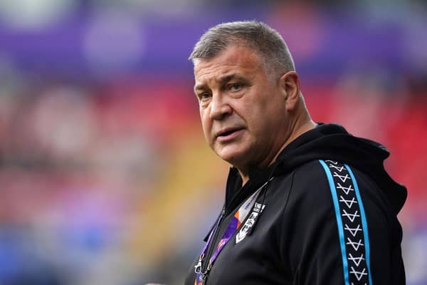 England coach Shaun Wane inside the stadium before the Rugby League World Cup game against France. (Photo: Martin Rickett/PA Wire)