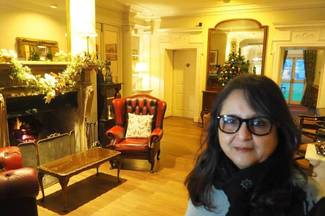 Devjani Mitra, who owns the Rowley Manor hotel business with her husband Romit