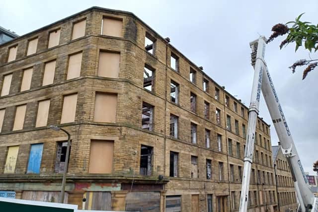 Galem House on Vincent Street, in Bradford, is a seven-storey warehouse building that has been derelict for over two decades