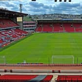 Oakwell, home of Barnsley FC. The Reds played host to Lincoln City in League One on Saturday.