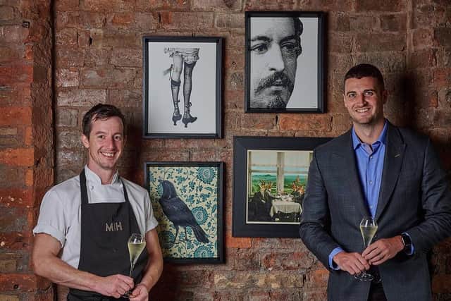 Head Chef John Brewster and general manager Mark Ayre at The Lantern Room. (Pic credit: Manor House Lindley)