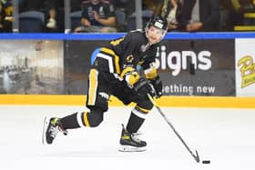 Nottingham Panthers' Adam Johnson died after his neck was cut by an opponent's skate during a game against Sheffield Steelers on October 28 at Sheffield's Utilita Arena. Picture courtesy of Panthers' Images/EIHL Media.