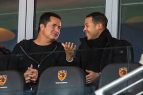 ALIGNED: New head coach Liam Rosenior (right) and owner Acun Ilicali