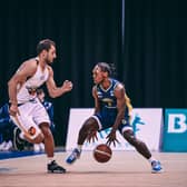 GOOD START: Devearl Ramsey, who has made a positive impact since joining Sheffield Sharks in January. Picture courtesy of Adam Bates