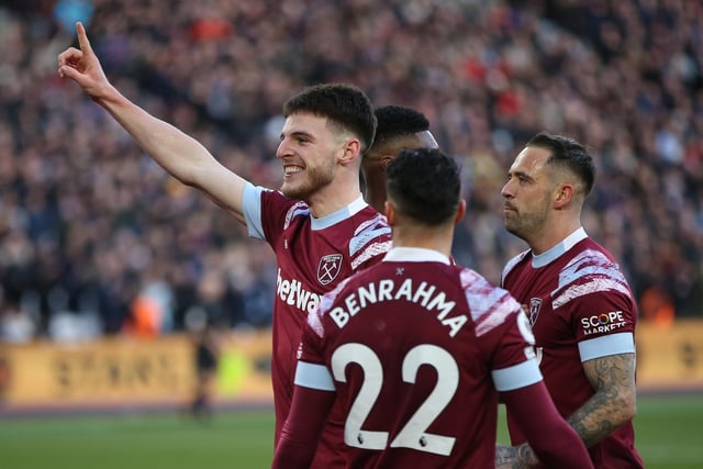 The West Ham midfielder netted in his side's thumping win over Nottingham Forest. Also made four key passes.