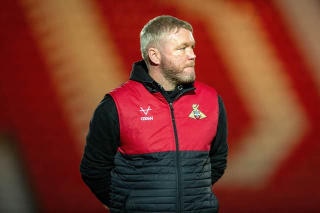 RECOVERY: Grant McCann endured a tough start to his second spell managing Doncaster Rovers