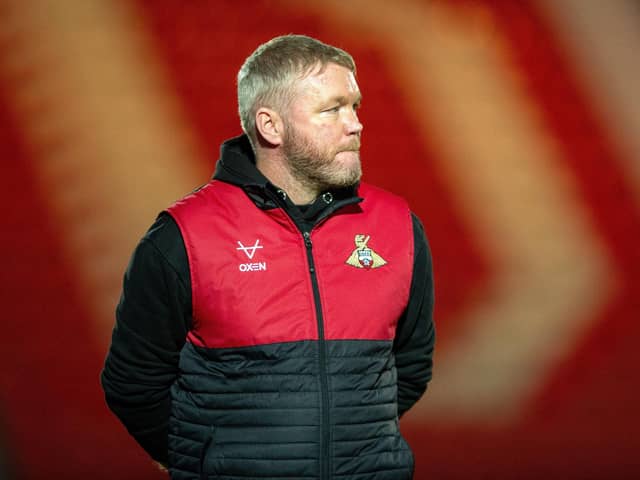 RECOVERY: Grant McCann endured a tough start to his second spell managing Doncaster Rovers