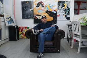 Artist Kevin Devonport at his studio in Armley.

Picture Jonathan Gawthorpe
