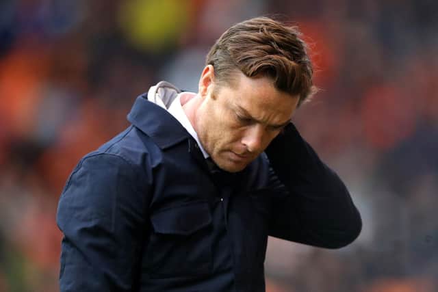GONE: Scott Parker was sacked as Bournemouth head coach on Monday morning. Picture: Tim Markland/PA
