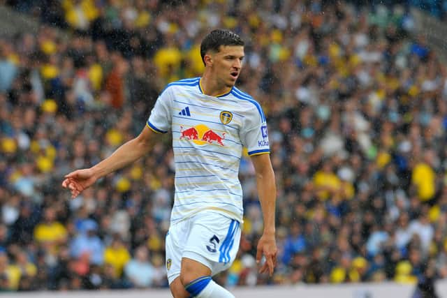 Leeds United defender Tarik Muharemovic. Picture: Steve Riding