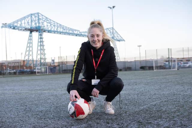 Daisy Stokoe was appointed as Middlesbrough College's FA apprentice
