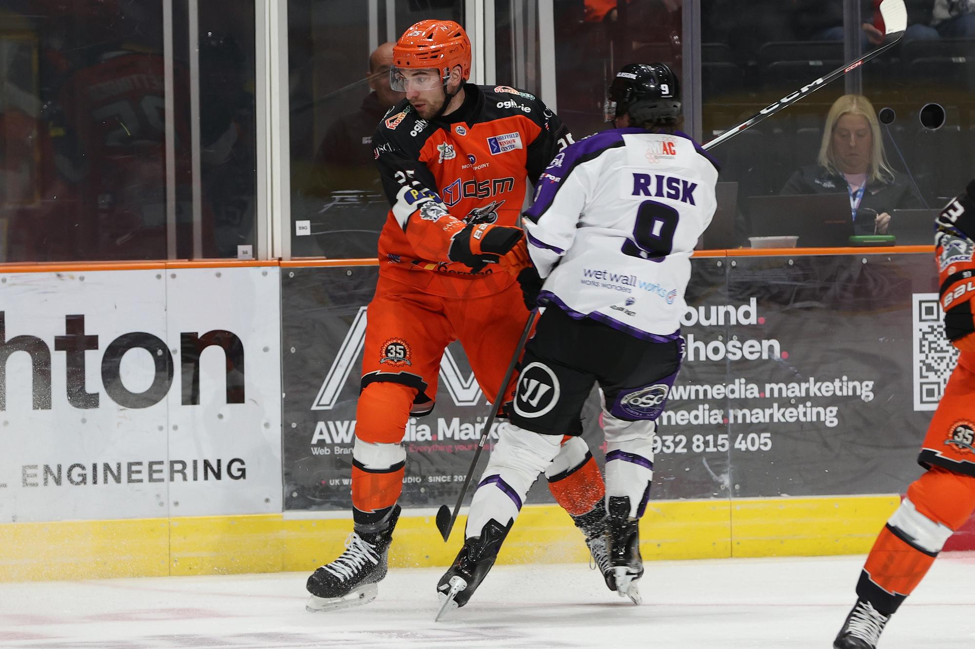 Sheffield Steelers back at it as Tim Gettinger and Brandon Whistle ...
