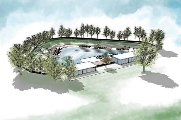 How the swimming pool could look. Credit: Yorkshire Swim Works