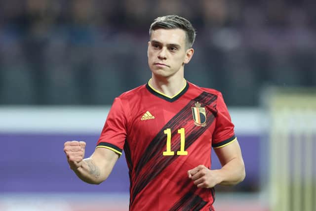 ANOTHER ONE TO WATCH: Belgium's midfielder Leonardo Trossard has proved to be one of the stand-out performers in the Premier League this season. Picture: KENZO TRIBOUILLARD/AFP via Getty Images