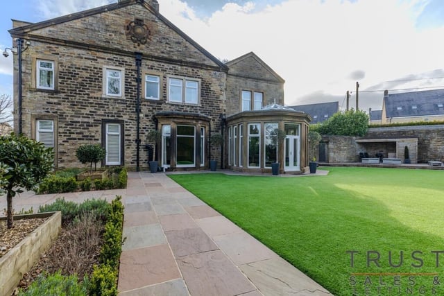 The house in Mirfield has a lovely landscaped garden