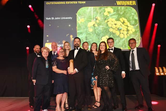 The Estates department at York St John University has been named as the winner of the Times Higher Education (THE) award for Outstanding Estates Team 2023.