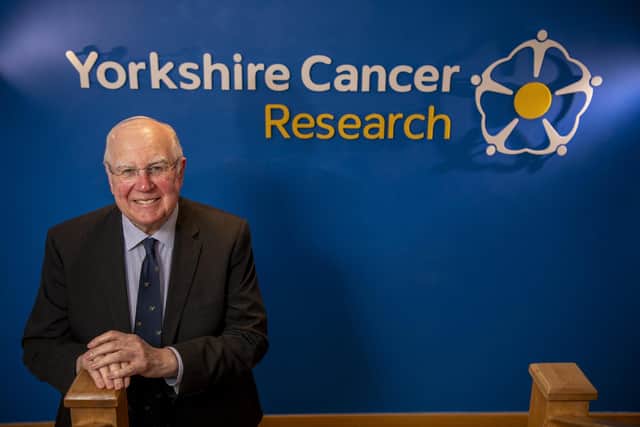Sir Alan Langlands, former Chief Executive of the NHS and Vice-Chancellor of the University of Leeds, is the new chair of Trustees at Yorkshire Cancer Research. Photographed for The Yorkshire Post by Tony Johnson in Harrogate.