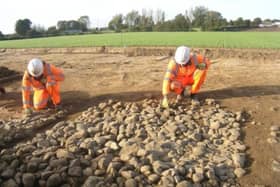 Investigating the foundations of the "previously unknown" Roman road
