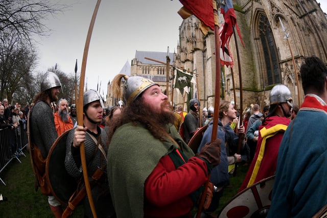 The York Viking Festival. Picture taken by Yorkshire Post Photographer Simon Hulme 17th February 2024


