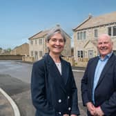 Left to right: Anne Haggas of Savills and Paul Brown of Yorkshire Country. Picture by Giles Rocholl Photography.