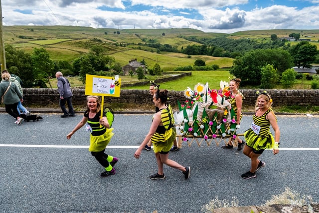 A team in stripes raised the profile of wildlife as they campaigned to save the bees.