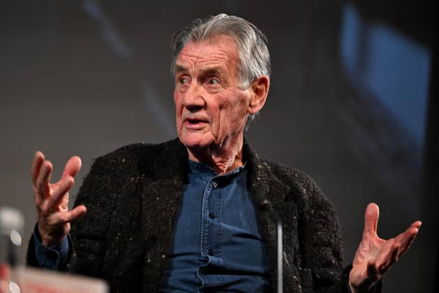 Michael Palin pictured in 2025 (photo by Jeff Spicer/Getty Images for BFI)