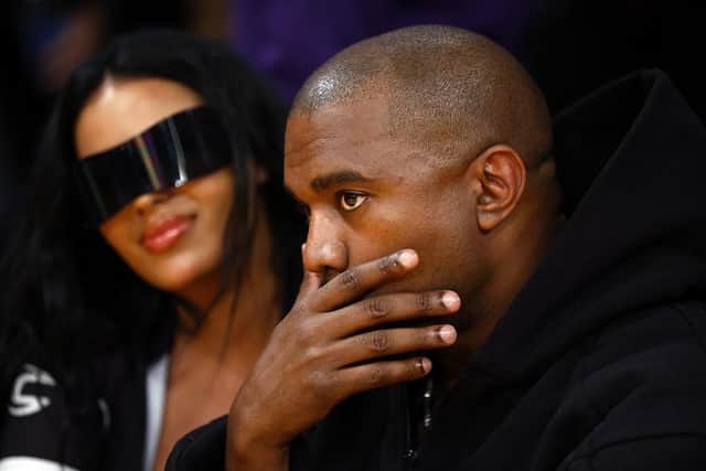 Kanye West and girlfriend Chaney Jones. (Pic credit: Ronald Martinez / Getty Images)