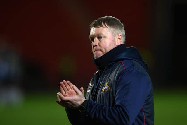 Doncaster Rovers manager Grant McCann. Picture: Jonathan Gawthorpe
