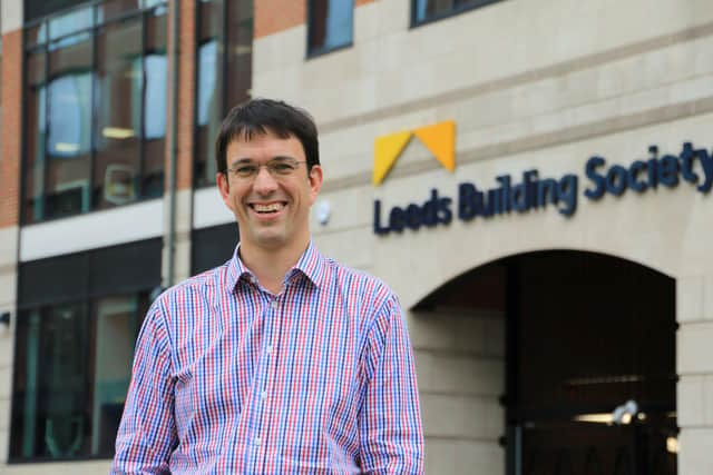 Richard Fearon outside Leeds Building Society's  head office. (Photo supplied by Leeds Building Society)