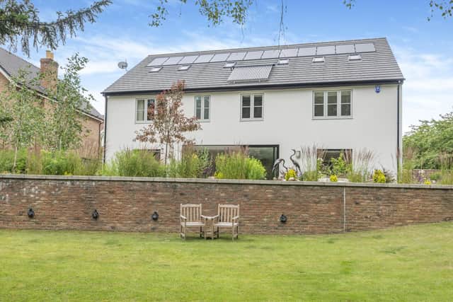Solar voltaic and solar thermal panels deliver electricity and hot water