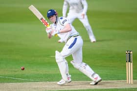 KICKING ON: Yorkshire's Matthew Revis struggled to emulate last year's form with the bat for Yorkshire, but was still elevated up the order. Picture: Allan McKenzie/SWpix.com