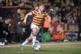 SELF-CRITICAL: Bradford City defender Brad Halliday says he is always looking for areas to improve